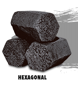 500g - CARBON COCO ZOMO (HEXAGONAL) alternate