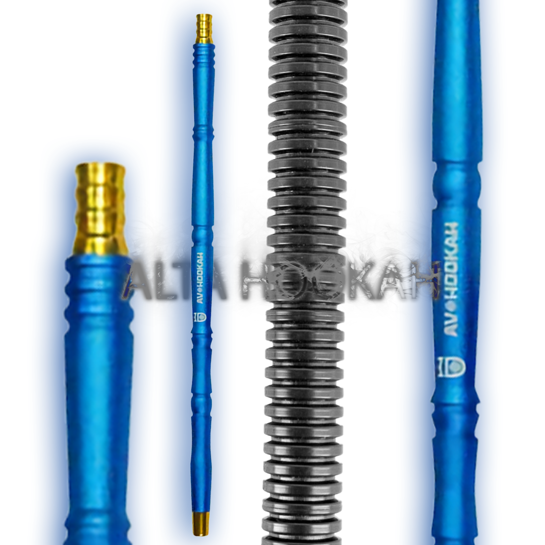 BOQUILLA AV HOOKAH LUX AZUL-DORADO