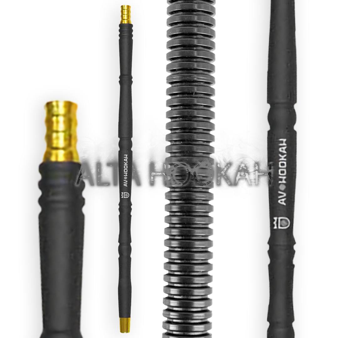 BOQUILLA AV HOOKAH LUX NEGRO-DORADO