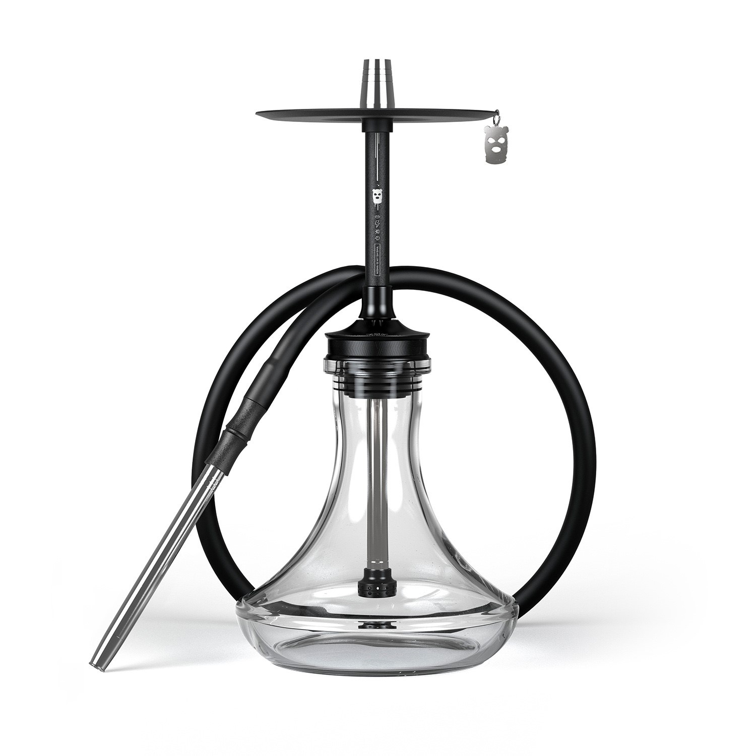 HOOKAH MISHA - REBEL (JET BLACK)