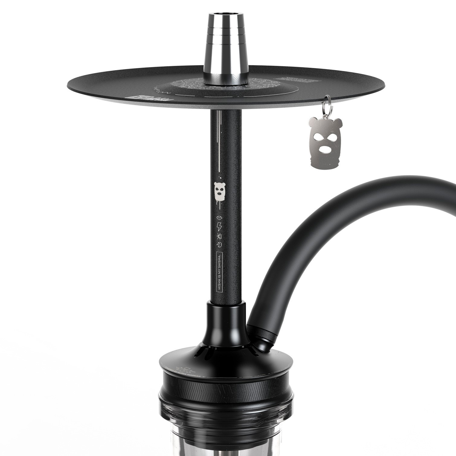 HOOKAH MISHA - REBEL (JET BLACK) alternate