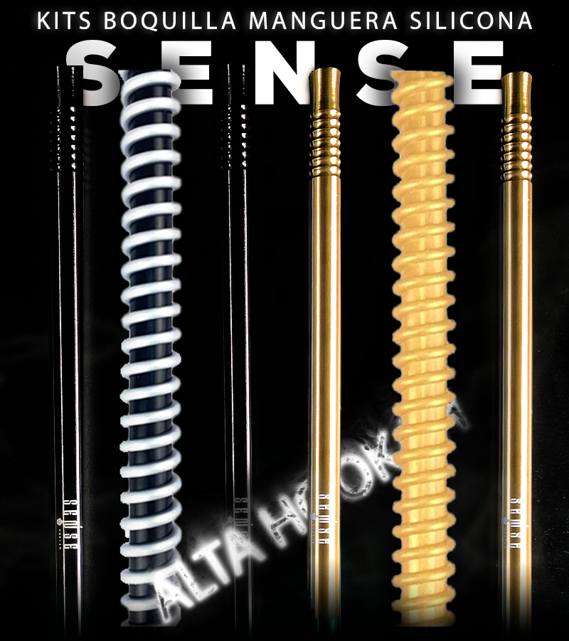 KIT BOQUILLA SENSE Y MANGUERA SILICONA (DORADO) alternate