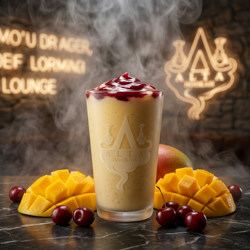 Cherry Lassi Smoothie