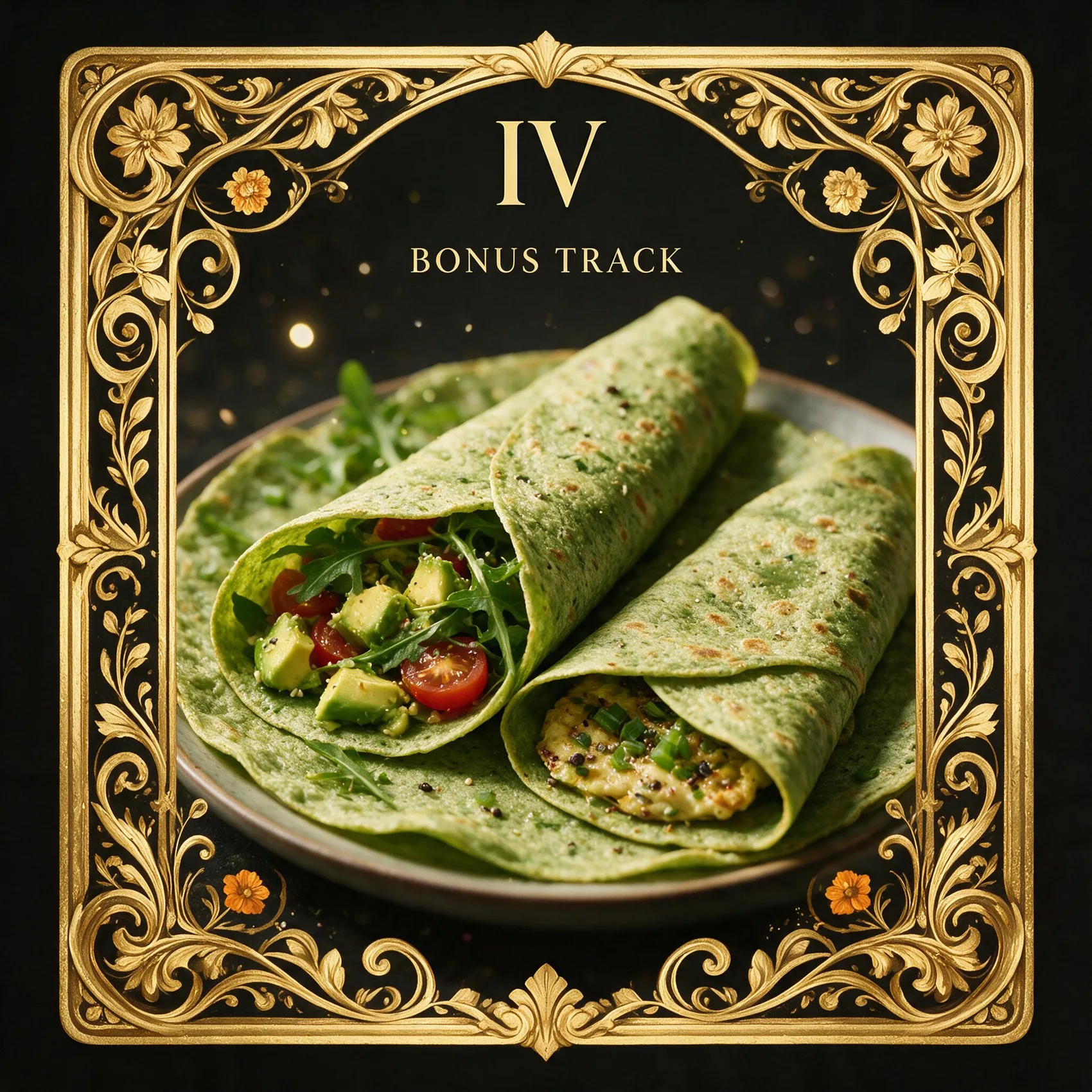 Bonus track: crepes verdes de espinaca