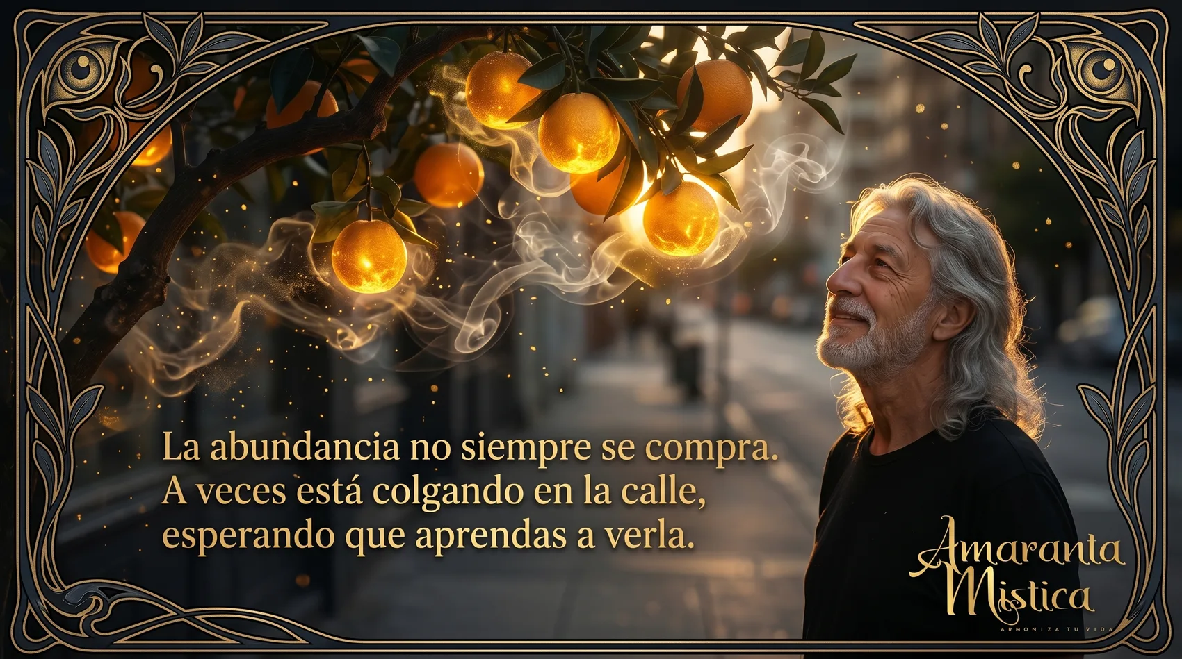 La abundancia no siempre se compra. A veces está colgando en la calle.