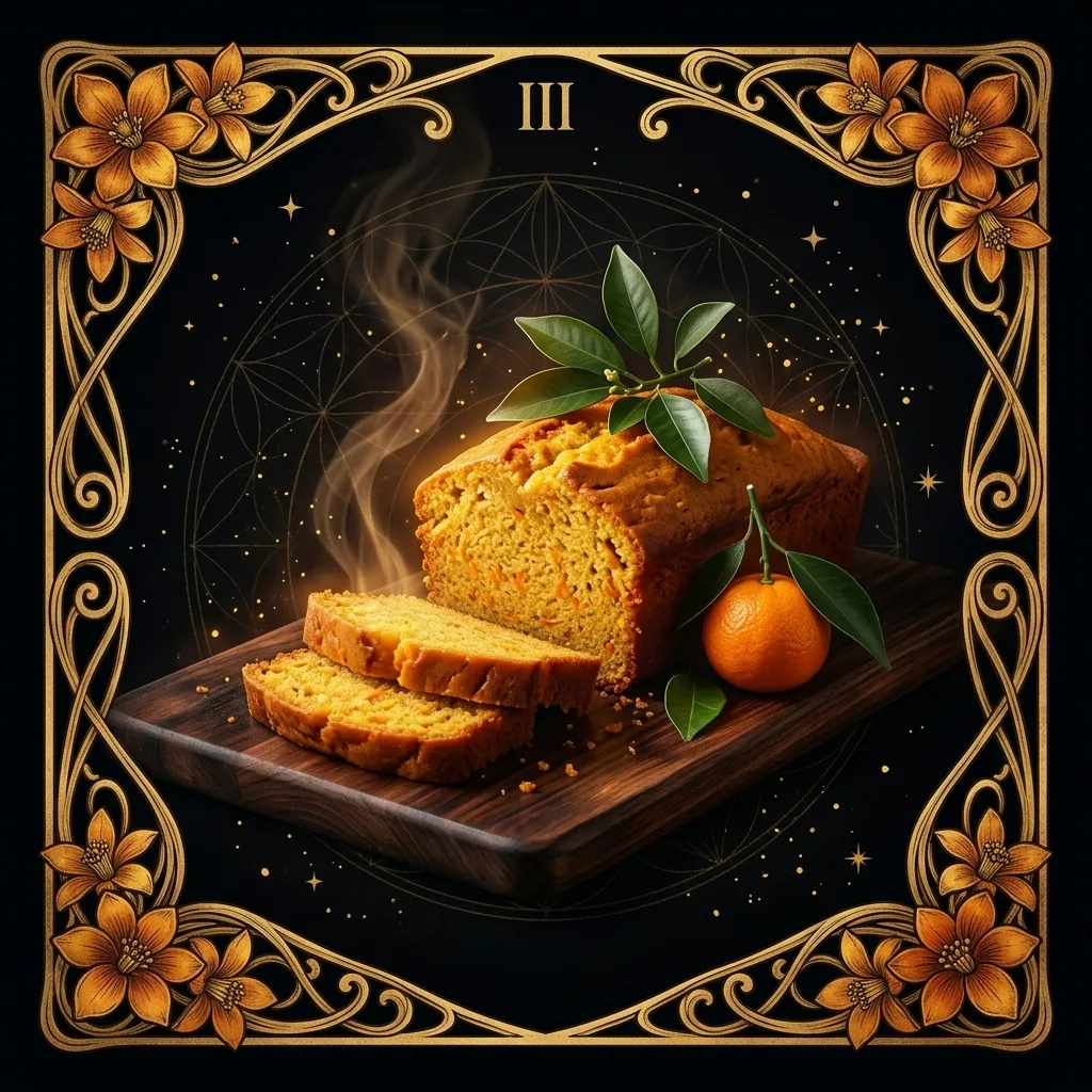 Budín sin gluten ni TACC de naranja y zanahoria