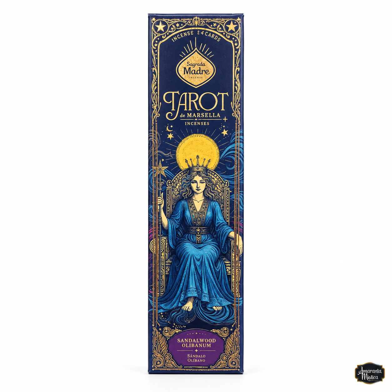 Sahumerios Sagrada Madre Tarot Marsella - La Emperatriz (Sándalo y Olíbano)
