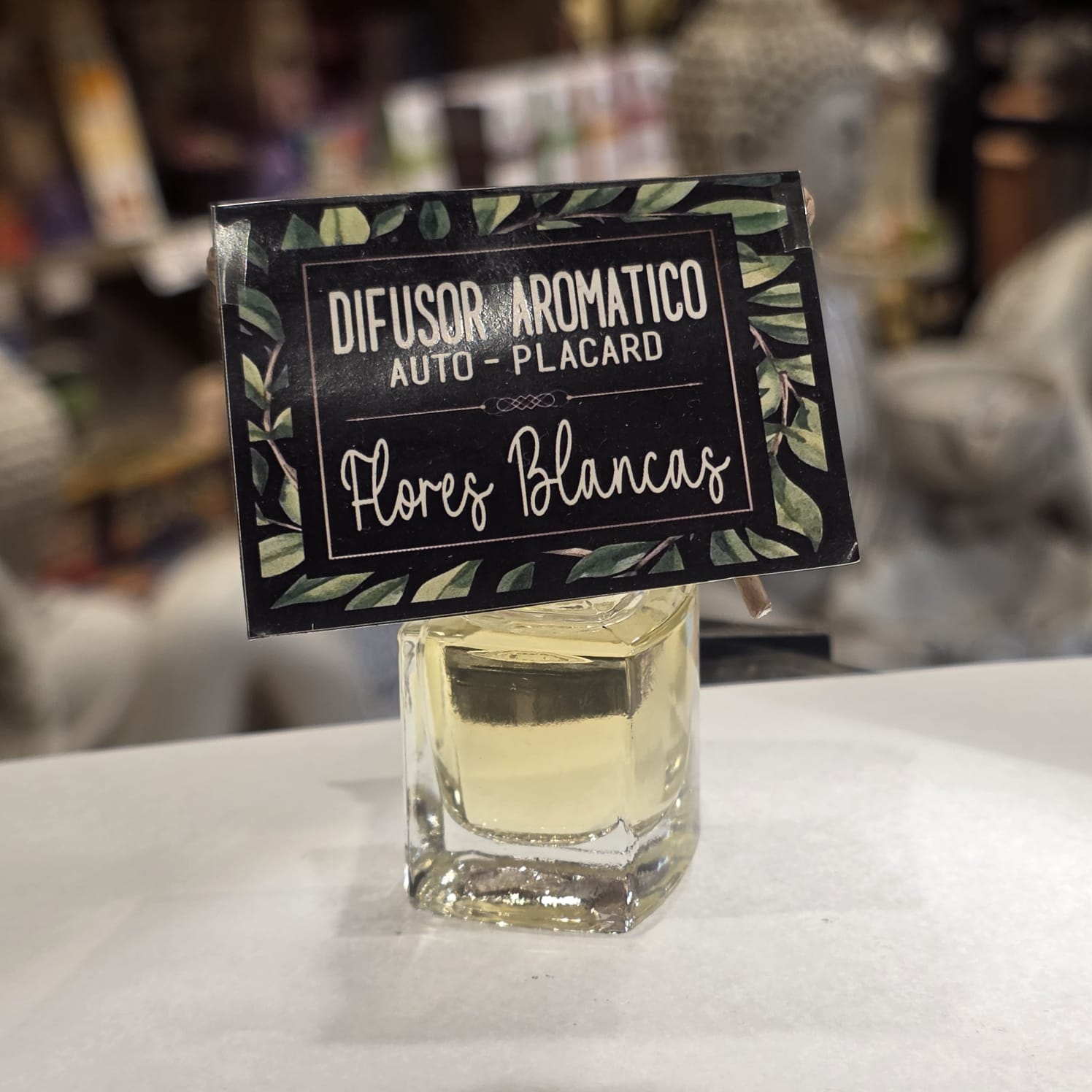 Difusor Aromático Auto-Placard - Flores Blancas - 2