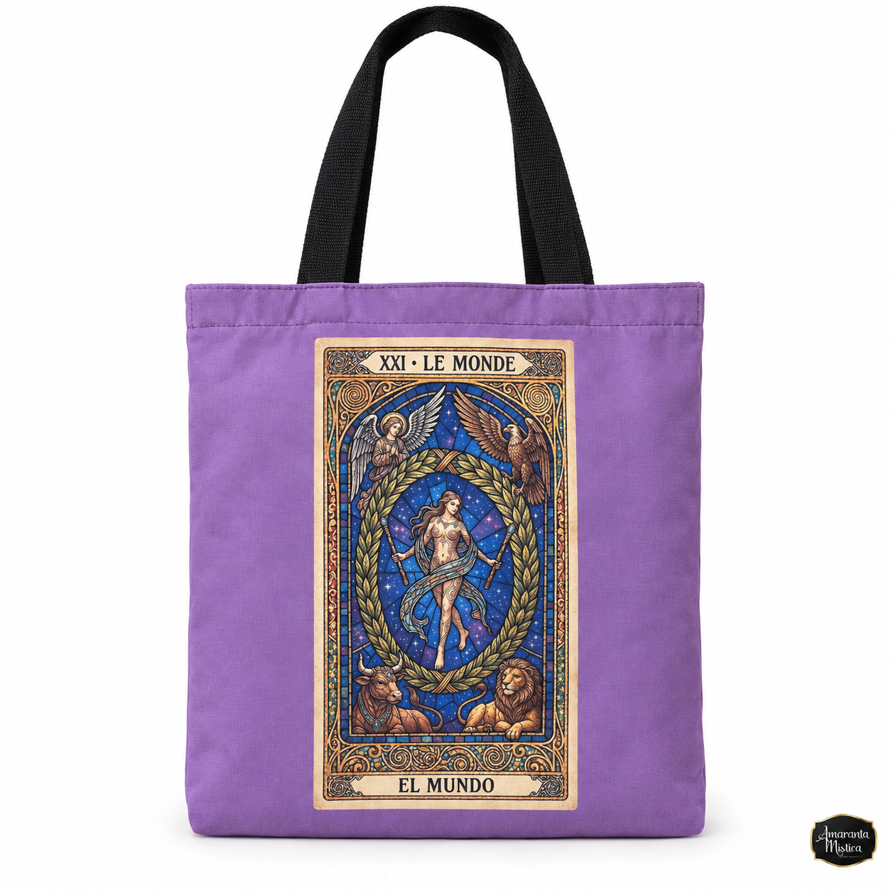 Bolsa Tote de Tela con Carta de Tarot - 3