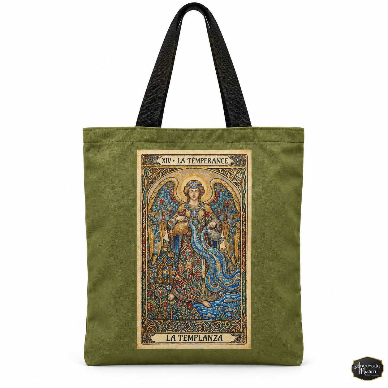 Bolsa Tote de Tela con Carta de Tarot - 4