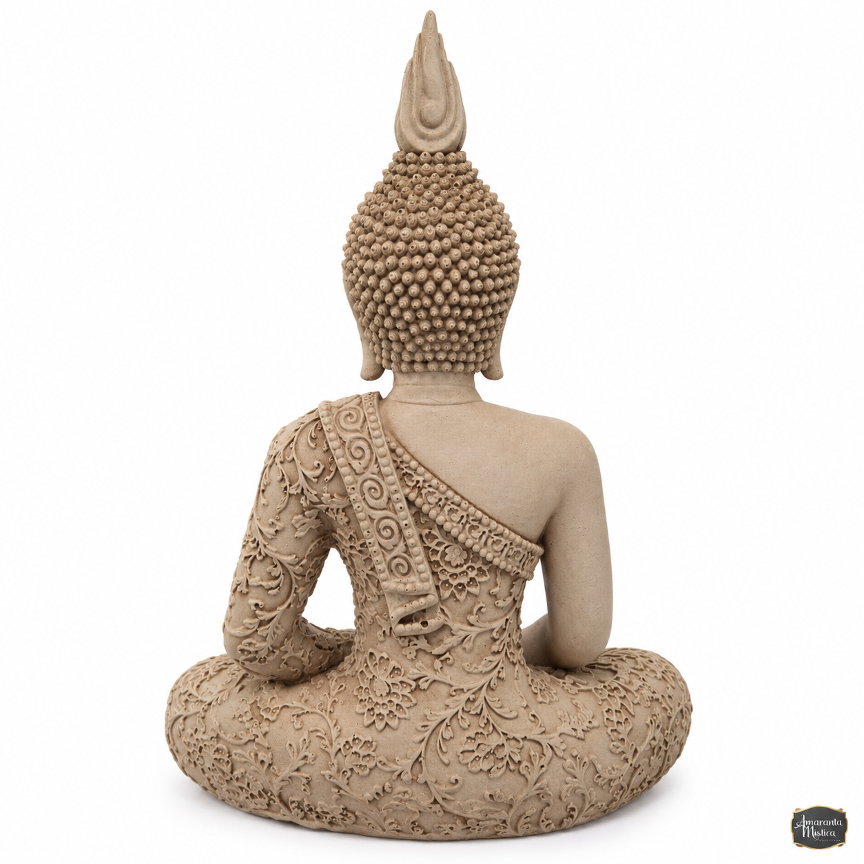 Buda Meditación de Resina Apto Exterior 50 cm - Estilo Tailandés - 2