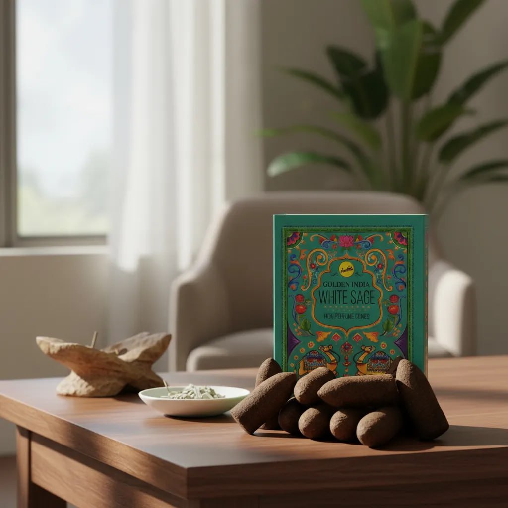 Conos Sahumerios Sree Vani Invertidos Backflow Humo Inverso - 2