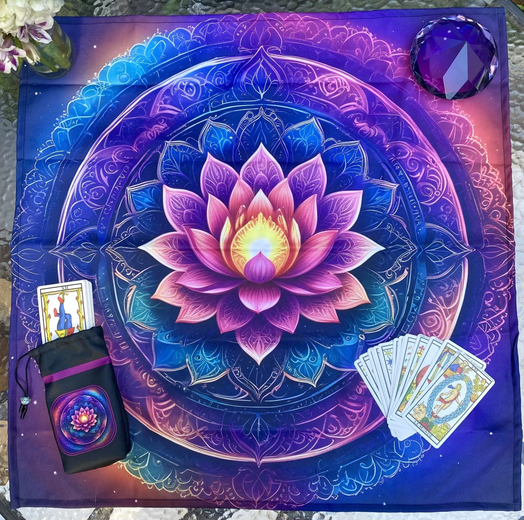 Paño de Tarot 70x70cm - 11 Mística - 3