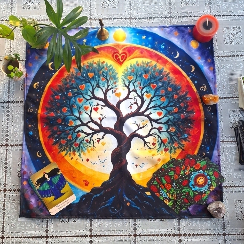 Paño de Tarot 70x70cm - 11 Mística - 4