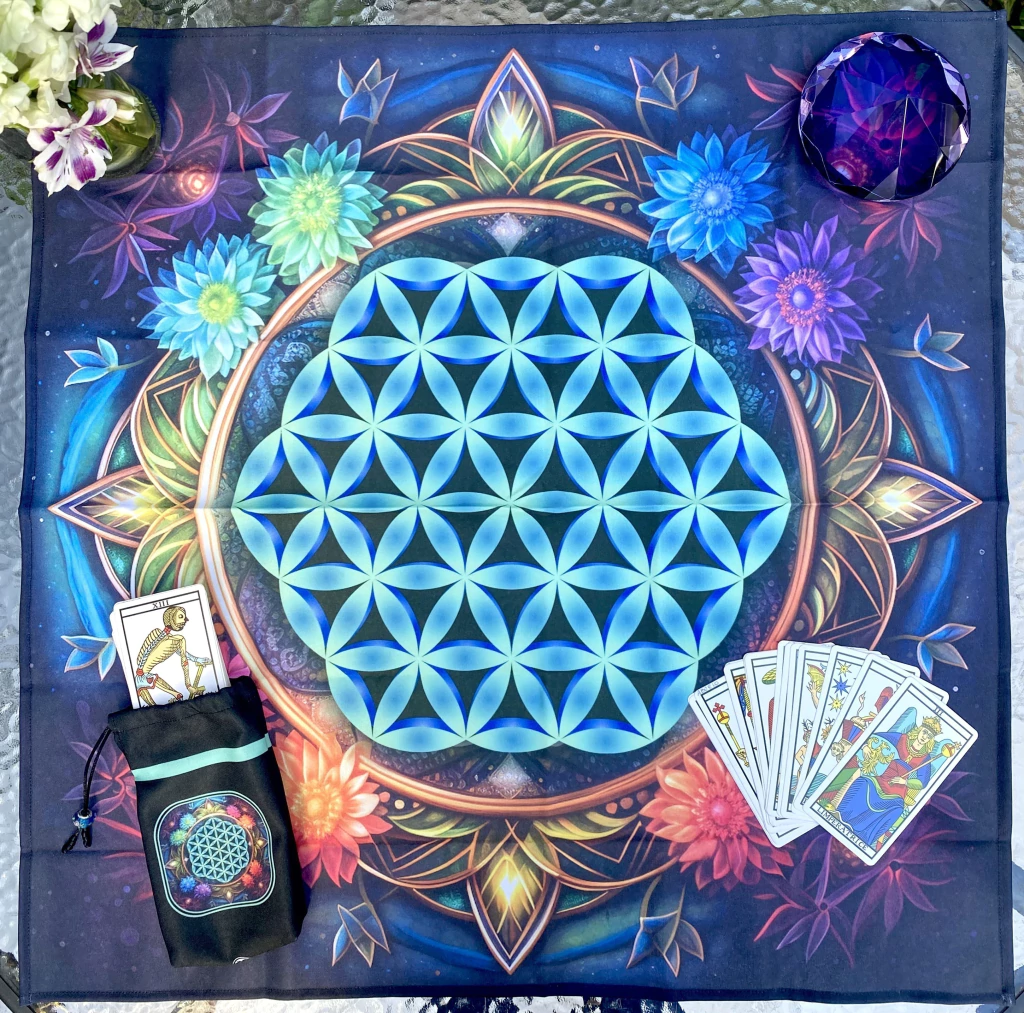 Paño de Tarot 70x70cm - 11 Mística - 5