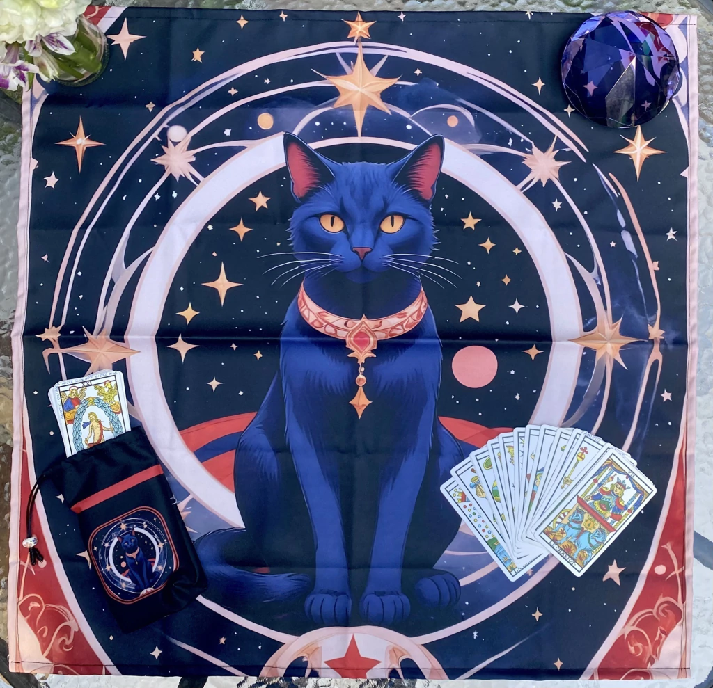 Paño de Tarot 70x70cm - 11 Mística - 6