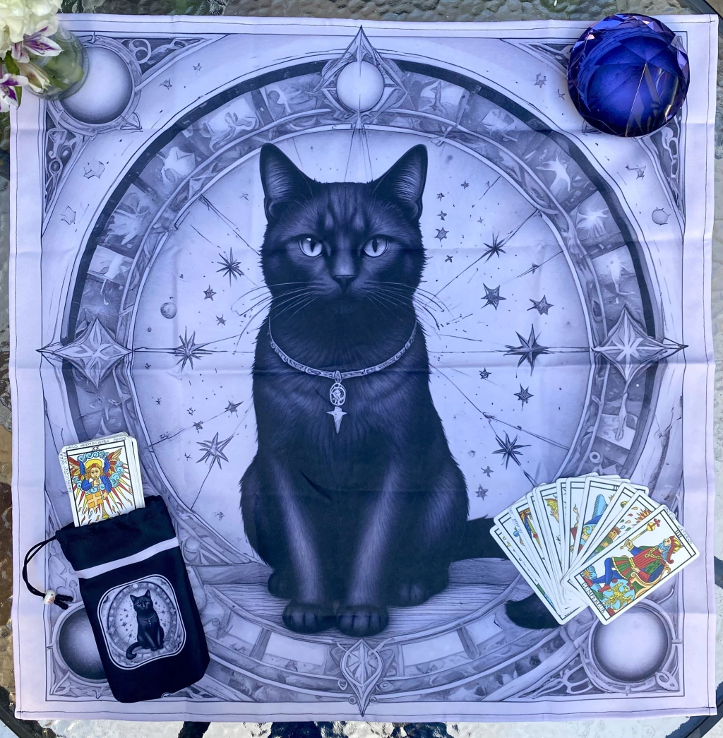 Paño de Tarot 70x70cm - 11 Mística - 7