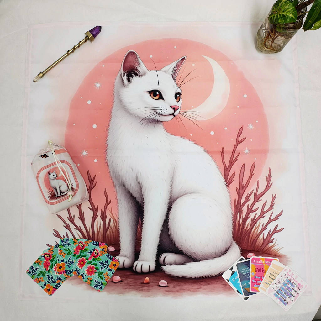 Paño de Tarot 70x70cm - 11 Mística - 11