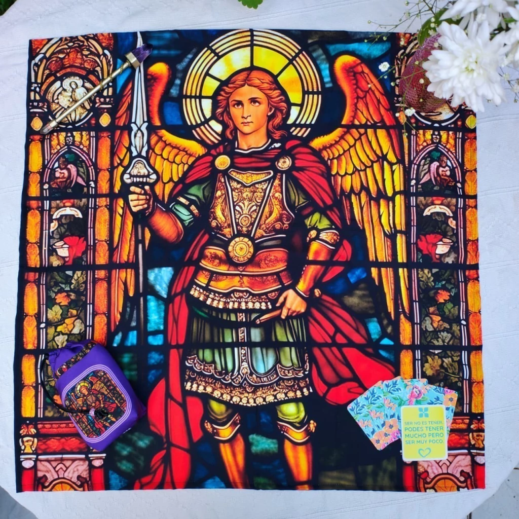 Paño de Tarot 70x70cm - 11 Mística - 13