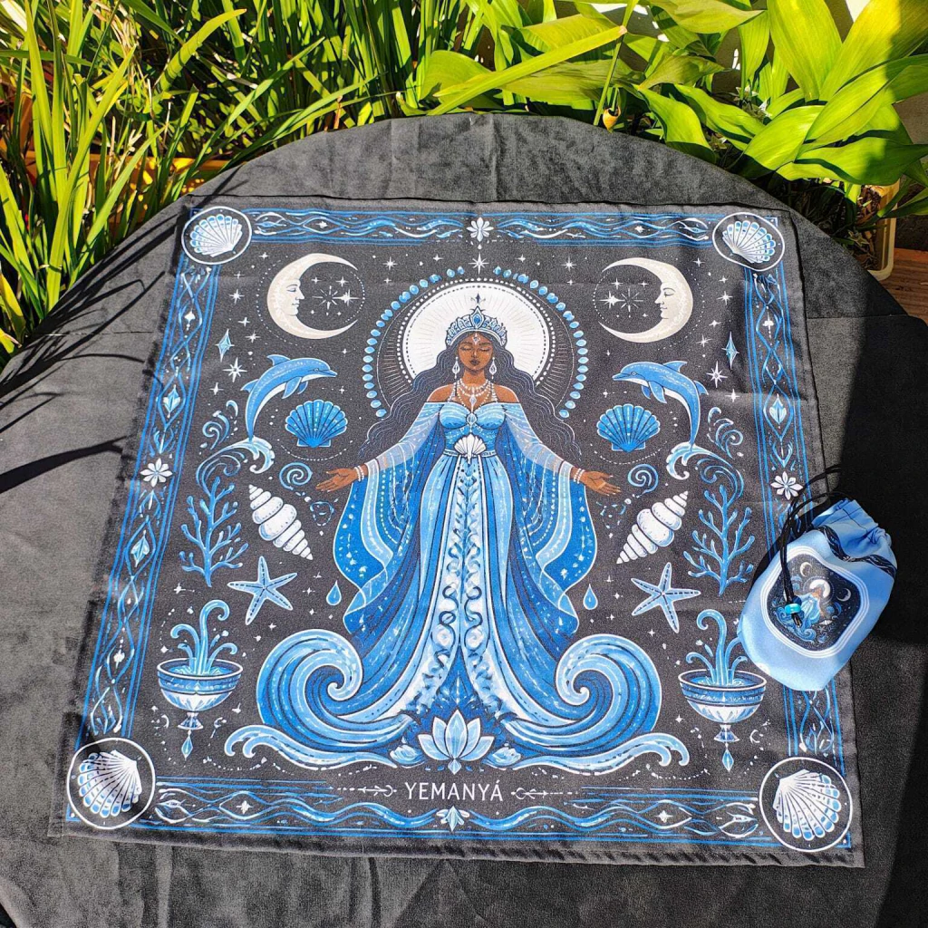 Paño de Tarot 70x70cm - 11 Mística - 14
