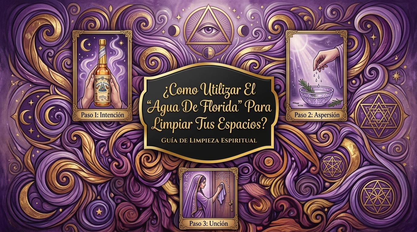 ¿Como Utilizar El "Agua De Florida" Para Limpiar Tus Espacios?