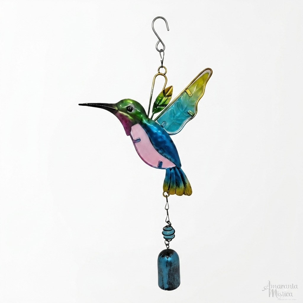 Móvil colgante de colibrí