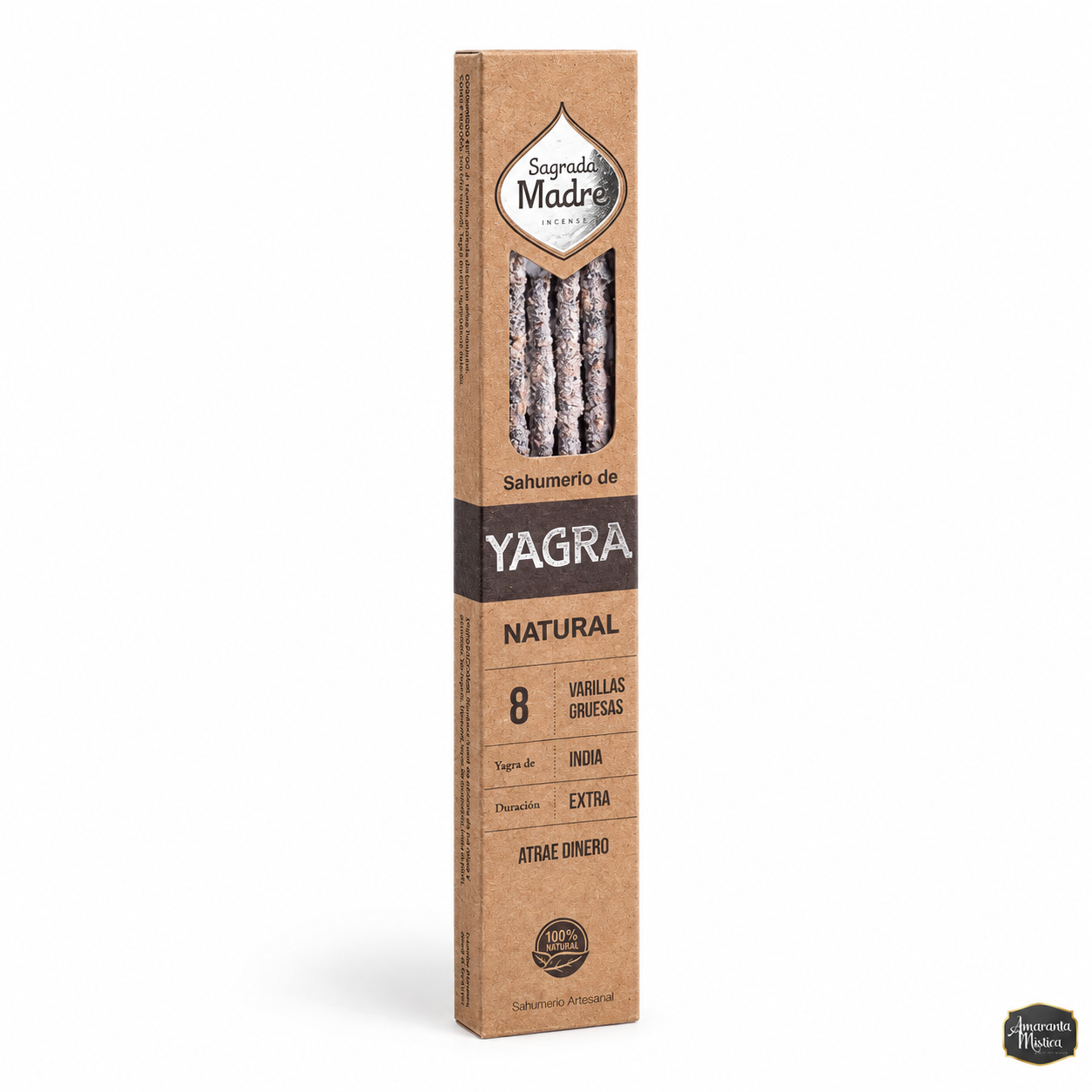 Sahumerios Sagrada Madre Natural Yagra 8u