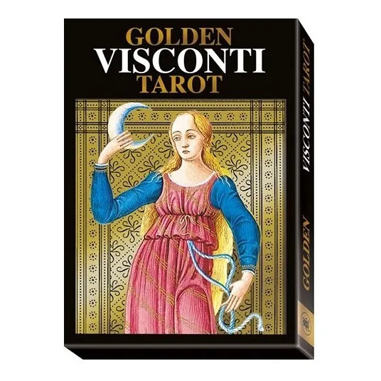 Tarot Visconti Golden Arcanos Mayores - Edición de Lujo Lo Scarabeo