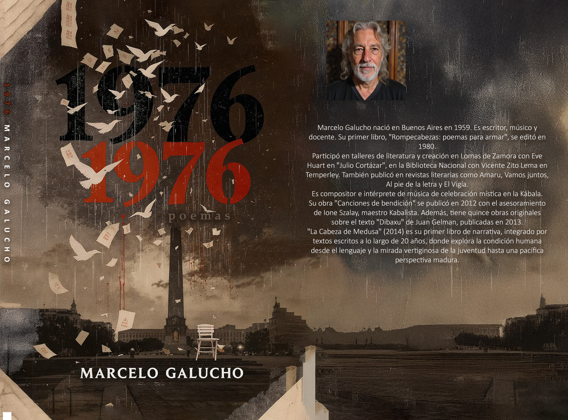 Portada del libro 1976 - Marcelo Galucho