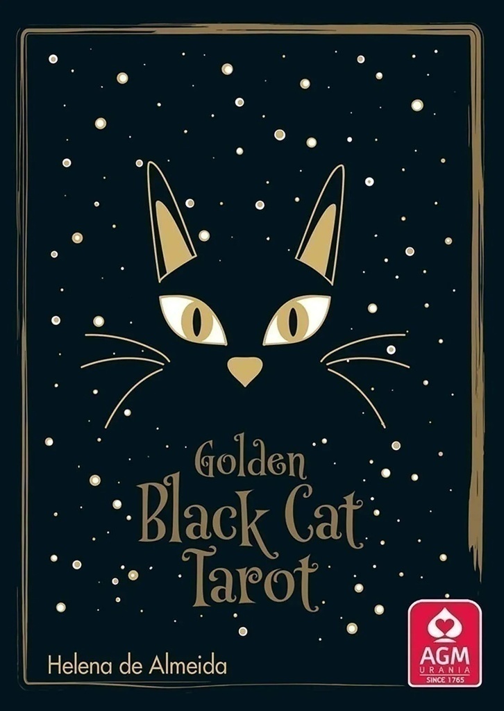 TAROT Golden Black Cat Gatos