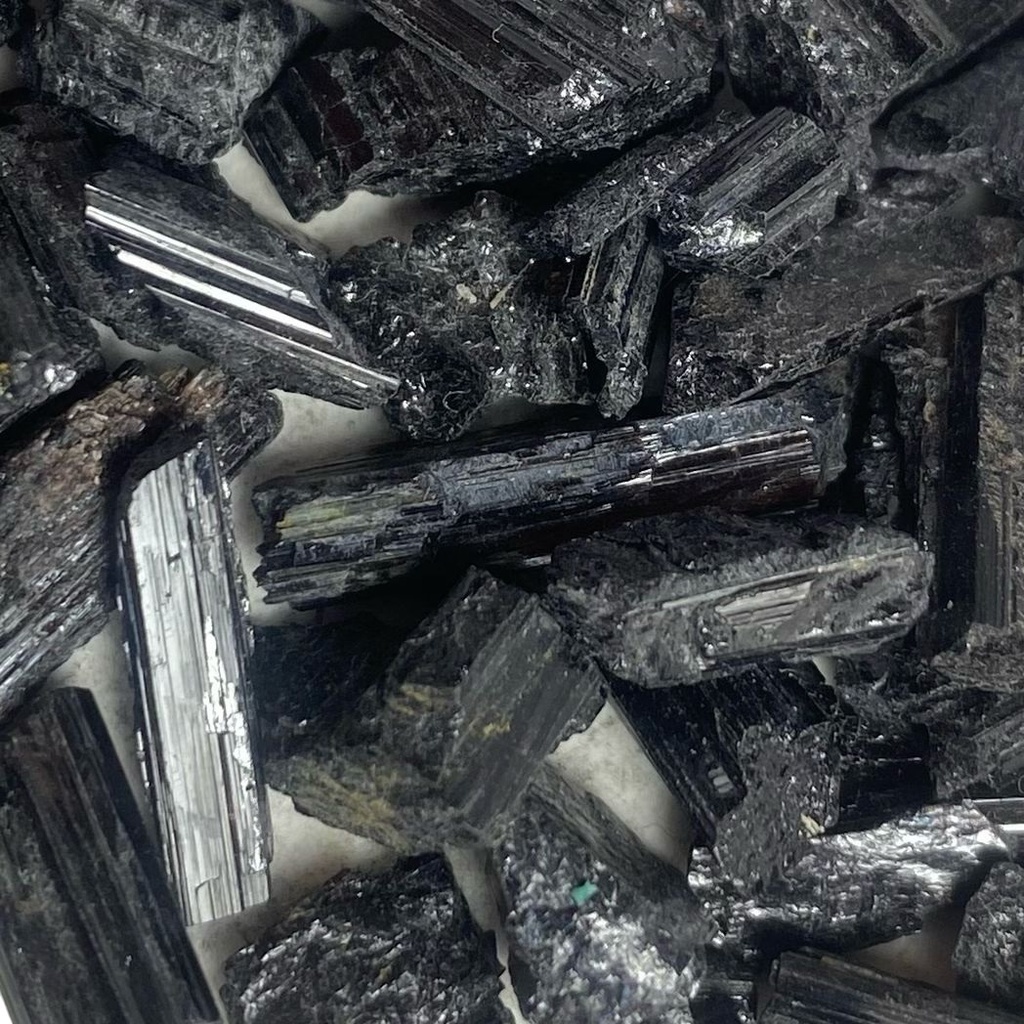 Piedras Gemas Turmalina Negra N0 Mini Bruto - 2