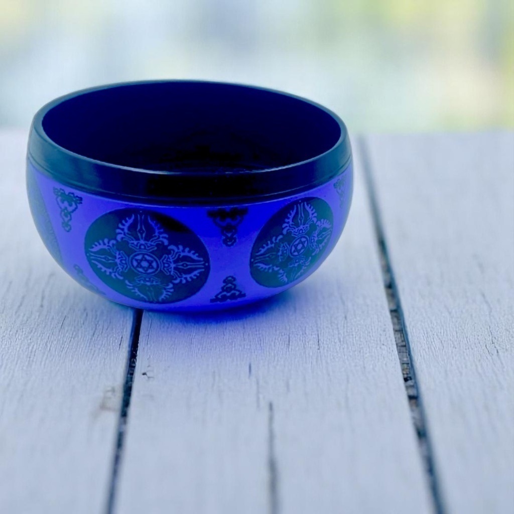 Cuenco Tibetano Mandala Violeta - 2