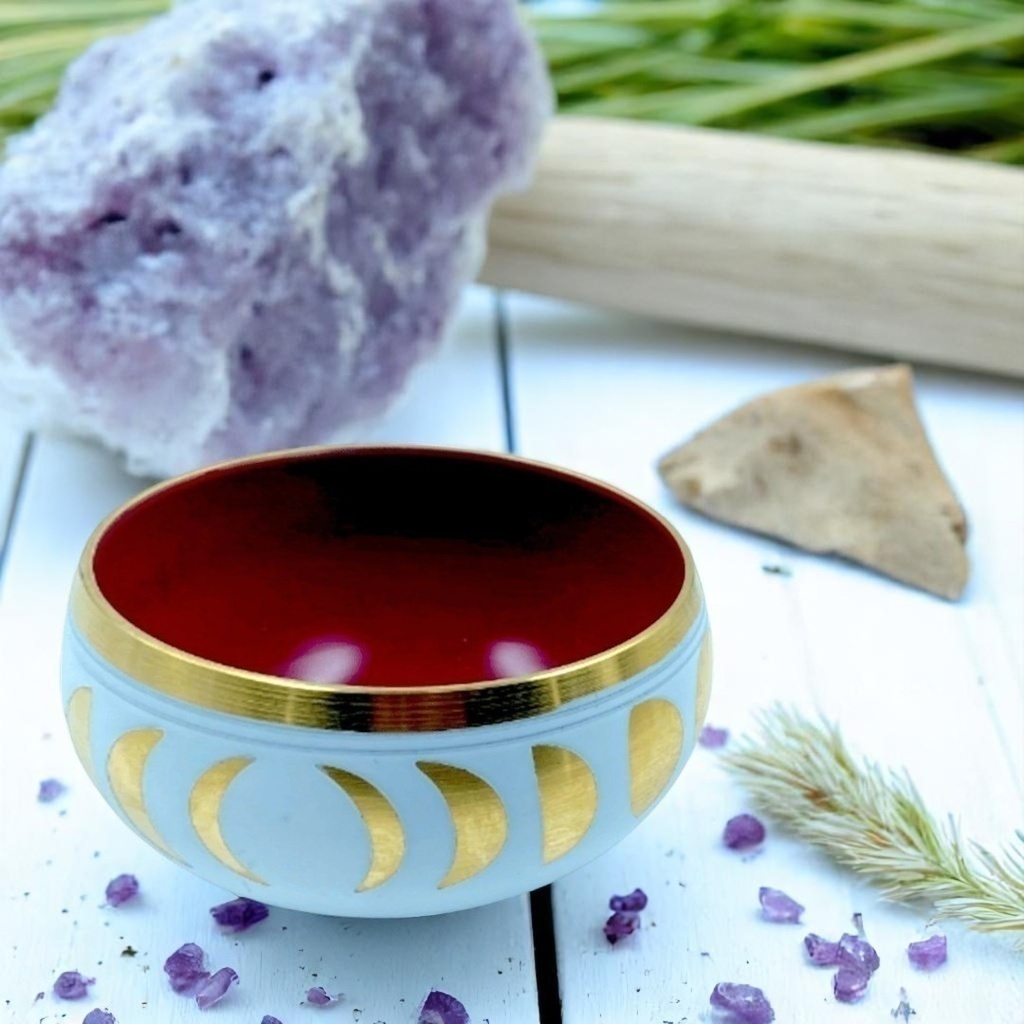 Cuenco Tibetano Luna 10cm aprox - 3