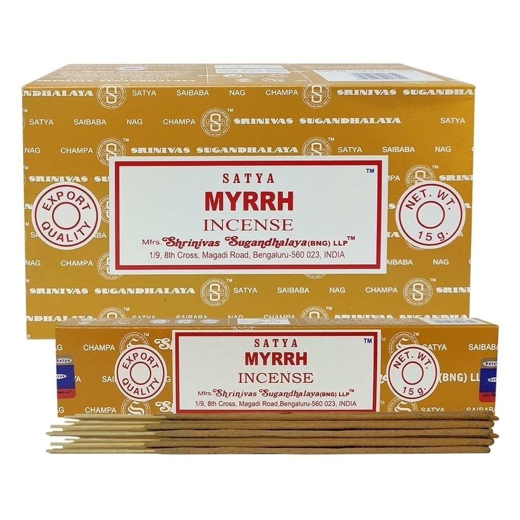 Sahumerios SATYA Mirra Myrrh 12u