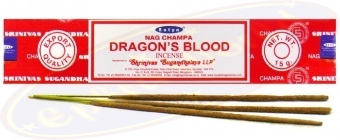 Sahumerios SATYA Dragon's Blood 12u