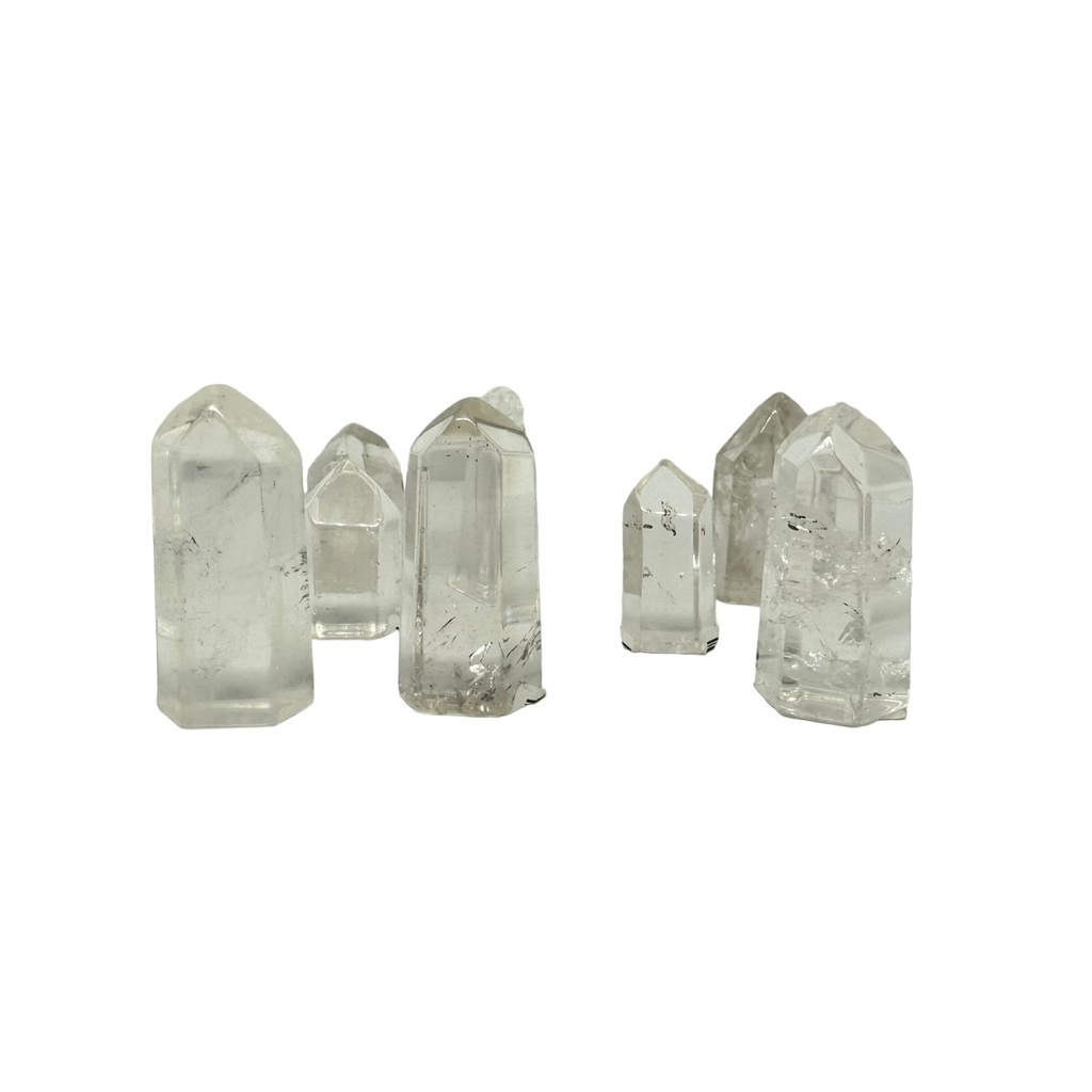 Piedras Gemas Punta TAMEANA Cuarzo Cristal - 2