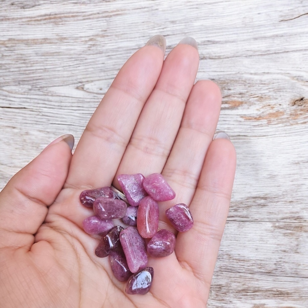 Piedra Gema Turmalina Rosa N1 Pulida - 3