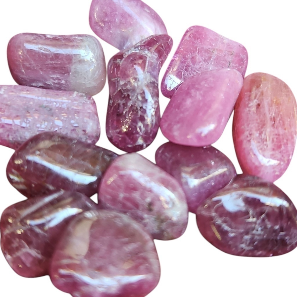 Piedra Gema Turmalina Rosa N1 Pulida - 4