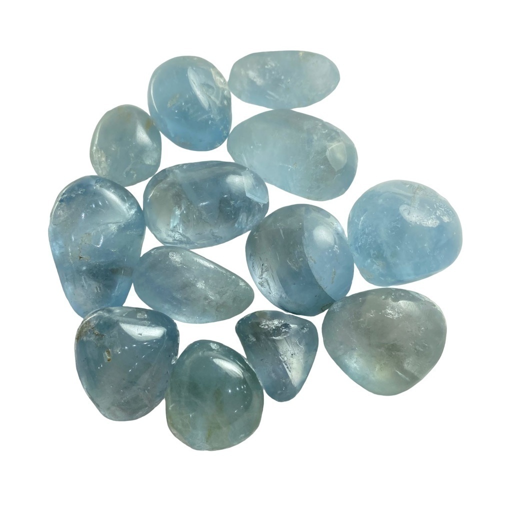 Piedra Gema Celestina N2 Pulida