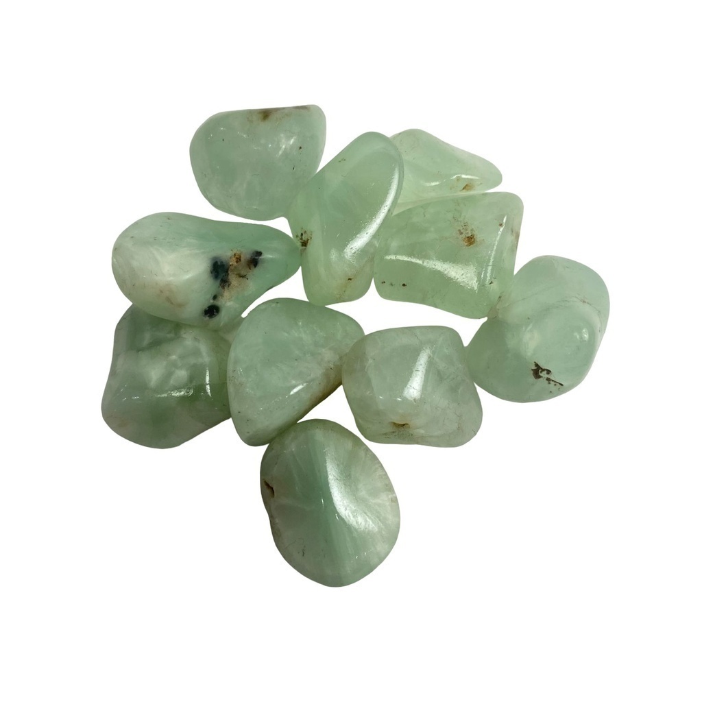 Piedra Gema Prehnita N2 Pulida