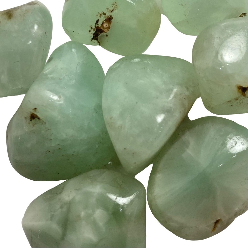 Piedra Gema Prehnita N2 Pulida - 2