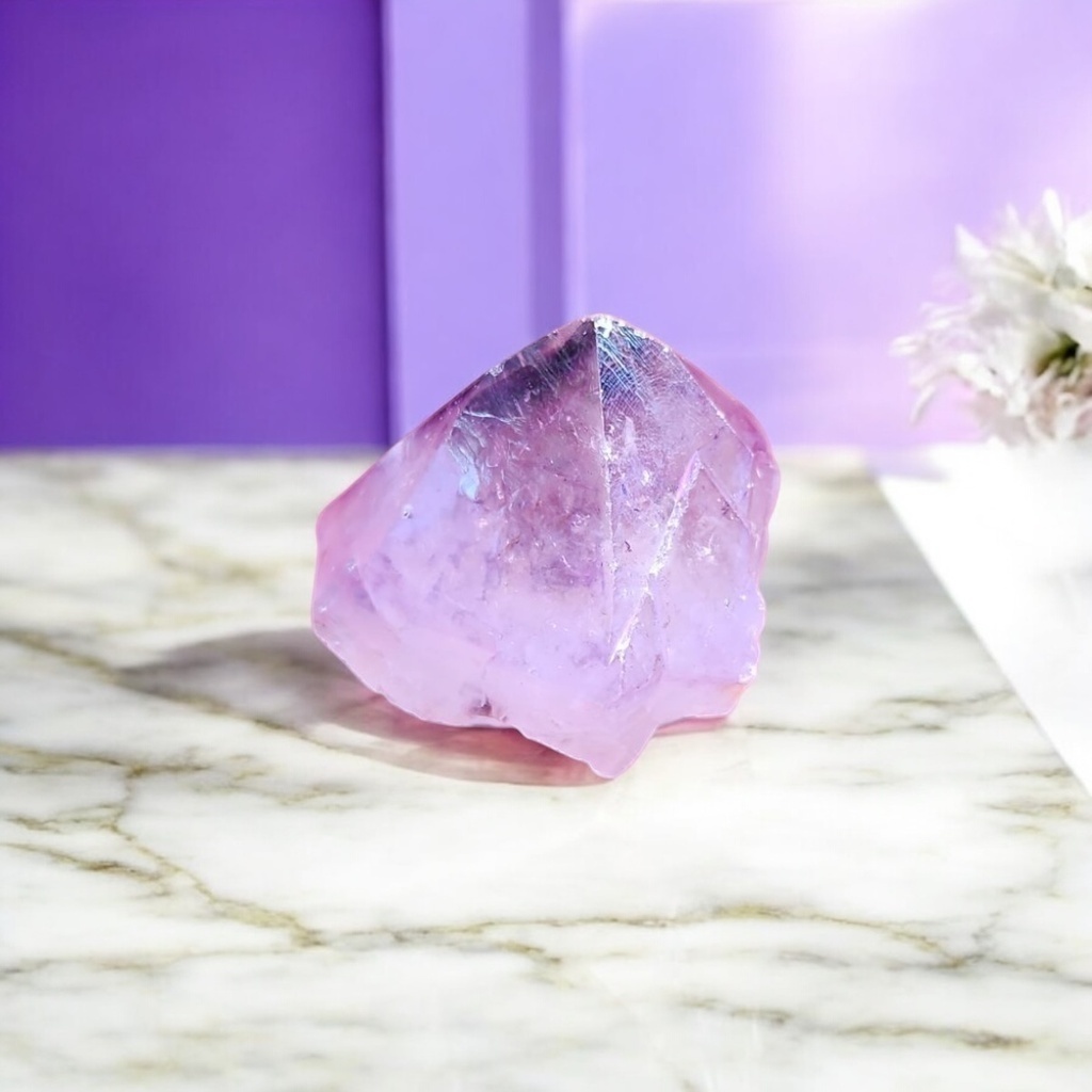 Piedra Gema Amatista Aura Punta Guardián - 2