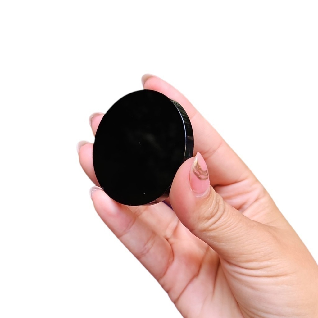 Espejo de Obsidiana Negra Pulida - 3