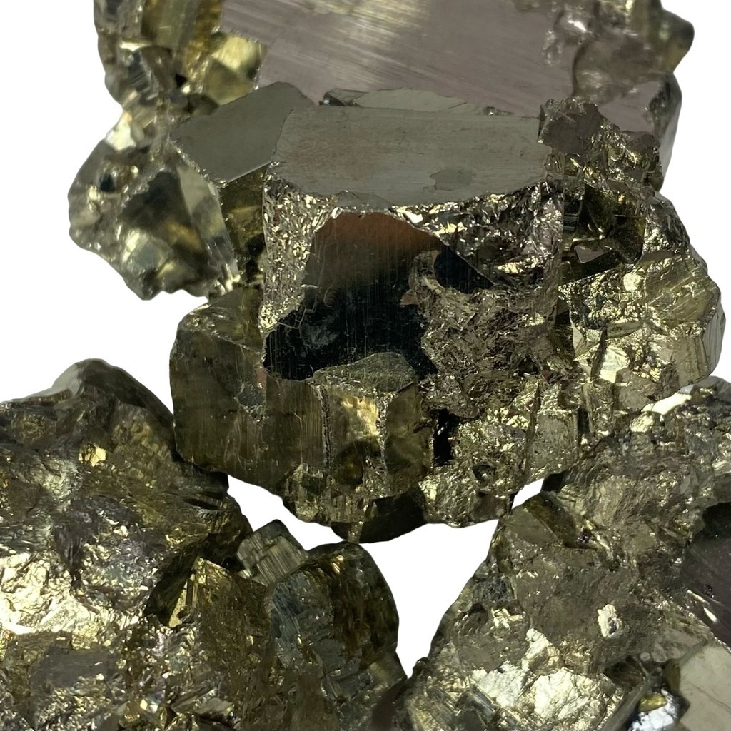 Piedra Gema Pirita Cúbica Extra Calidad N3 Bruto - 2