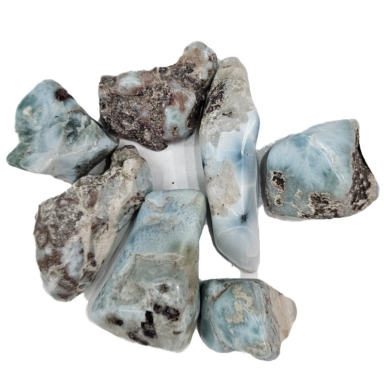 Piedra Gema Larimar N2 Pulida
