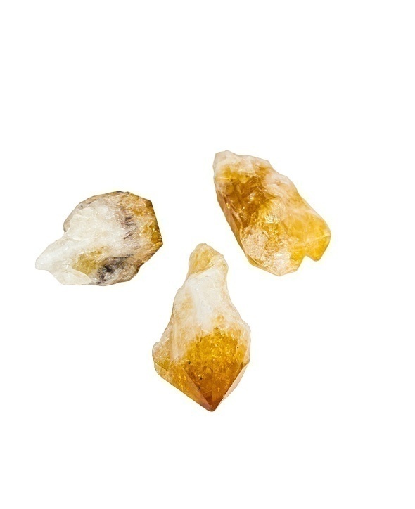 Piedra Gema Punta Citrino Calidad Extra N3 Bruto