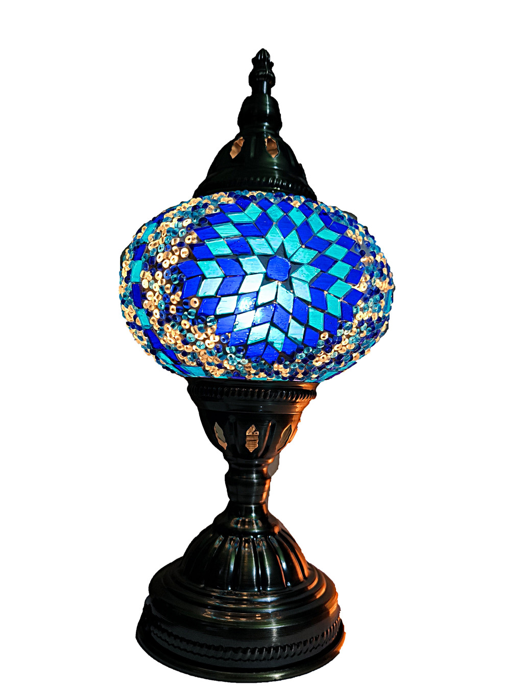 Lámpara Turca Velador Globo Grande - 3