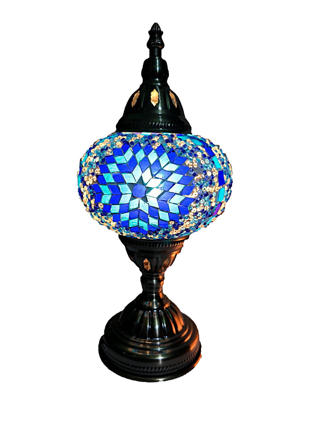 Lámpara Turca Velador Globo Grande - 4