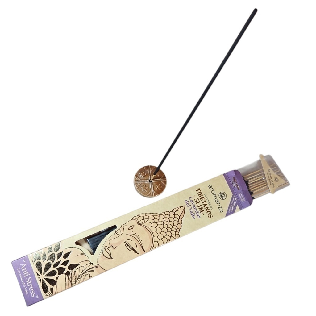Sahumerios Tibetanos Slim LAVANDAS DEL VALLE 10u Aromanza - 2