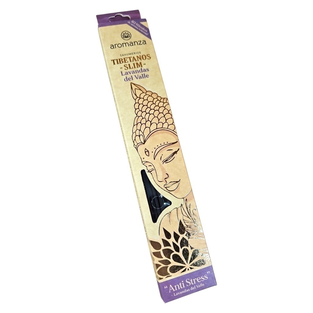 Sahumerios Tibetanos Slim LAVANDAS DEL VALLE 10u Aromanza - 4